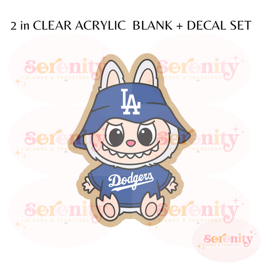 LA Cute Monster acrylic blanks & decal set