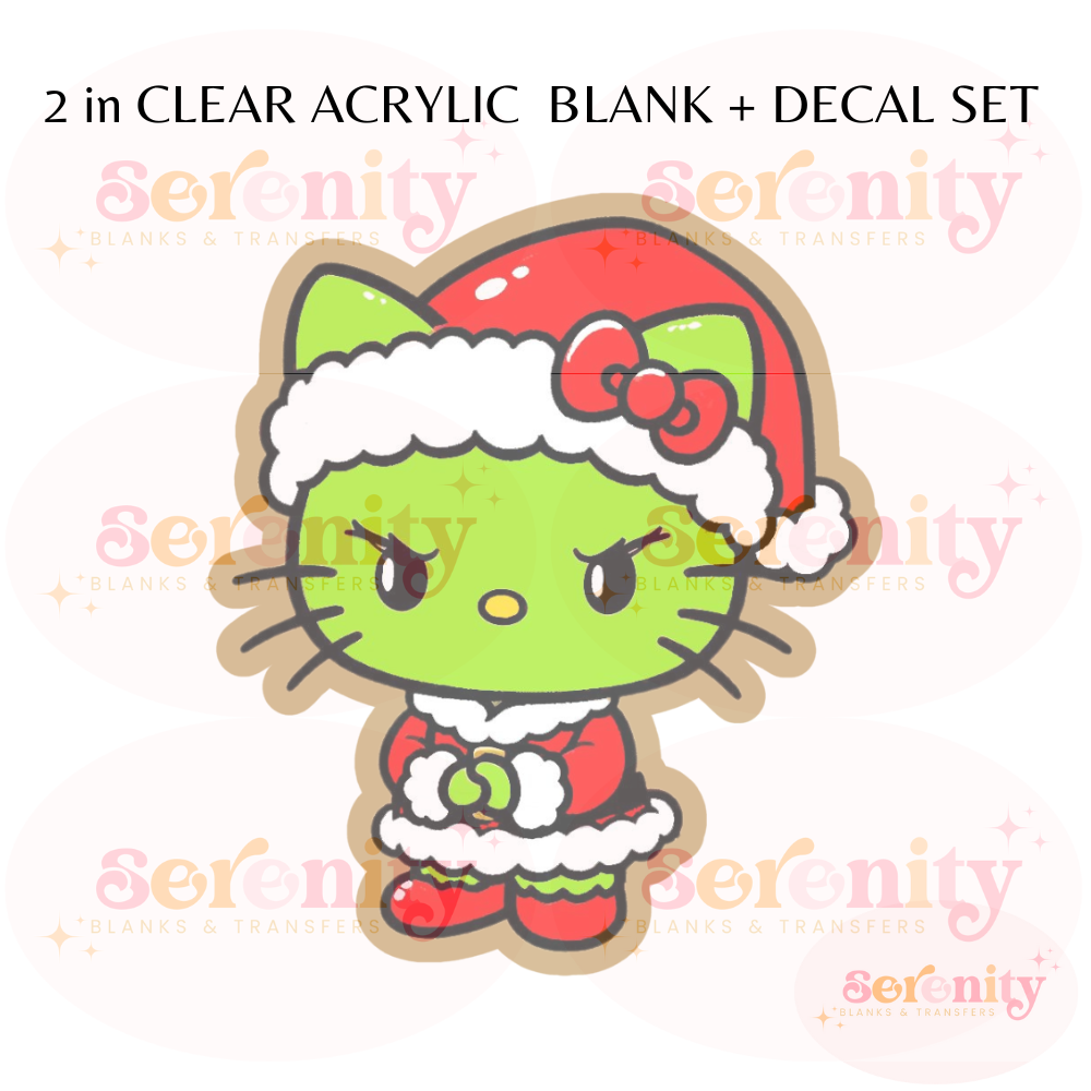 HK Grinch acrylic blanks & decal set