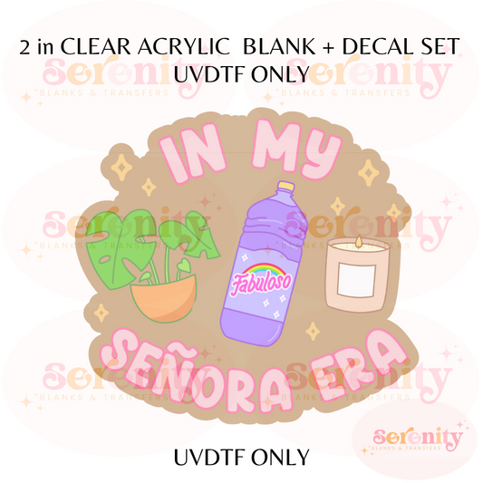 In my Senora Era acrylic blanks & decal set UVDTF ONLY