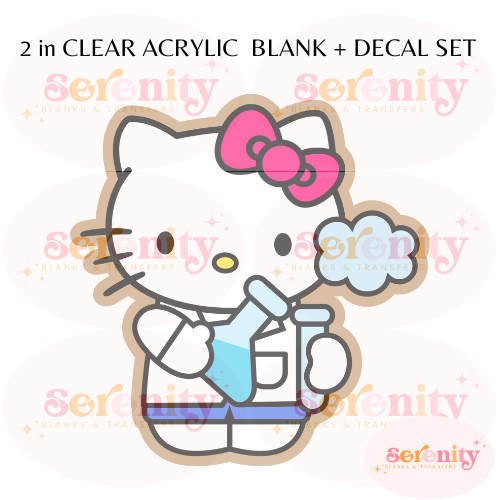 Scientist HK acrylic blanks & decal set